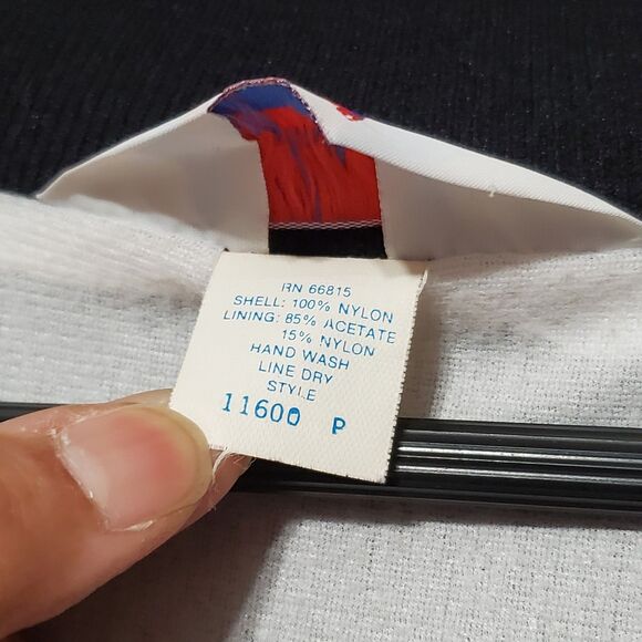 Vintage Red Dog Beer Satin Snap Jacket Mens XL Promo USA Made Varsity Bulldog - Picture 6 of 9